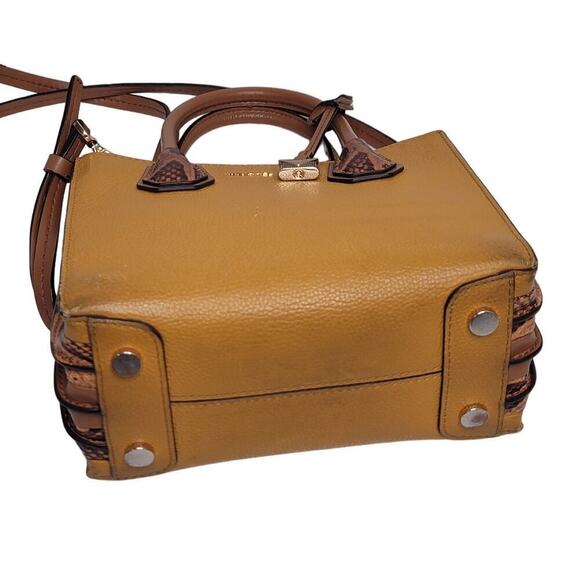 Michael Kors Mercer Large Pebbled Leather Accordion Tote- Marigold - Picture 6 of 11